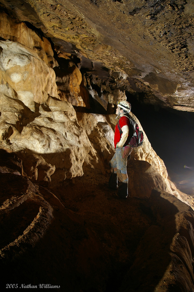 formations coated with gypsum 